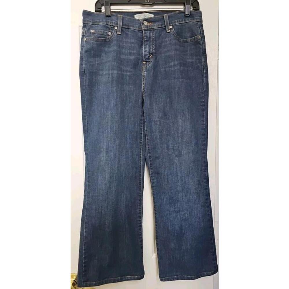 Levi 512 Bootcut Women's Jean 12 Embellished Back Pockets Low Rise